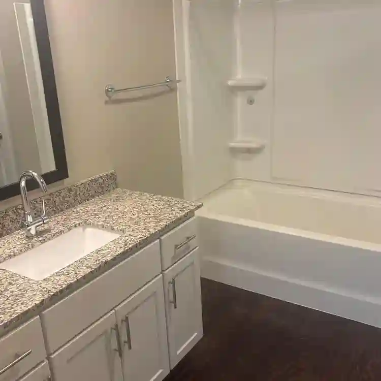 Master bedroom and bath