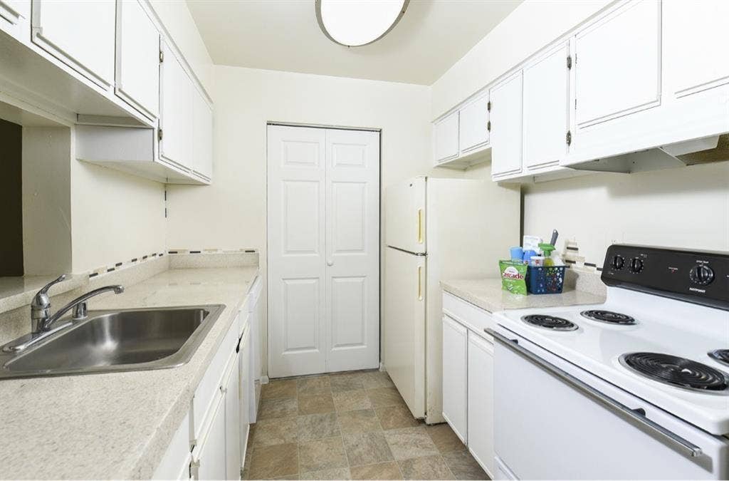 Master bed with private bath!