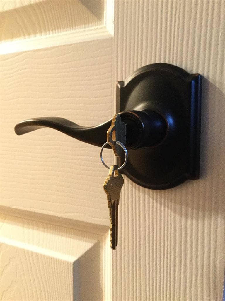 Room, private bathroom and kitchen