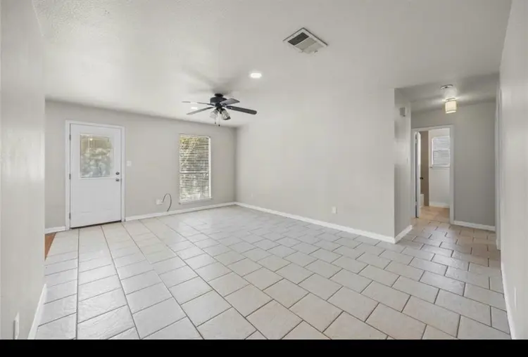 Room in house with yard