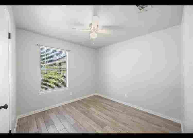 Room in  house with yard