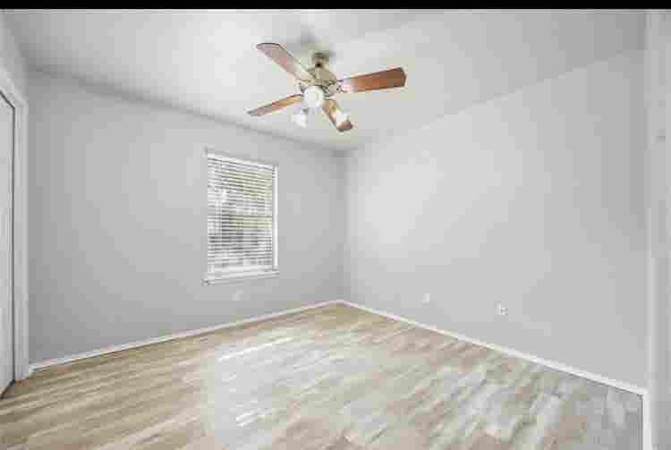 Room in  house with yard