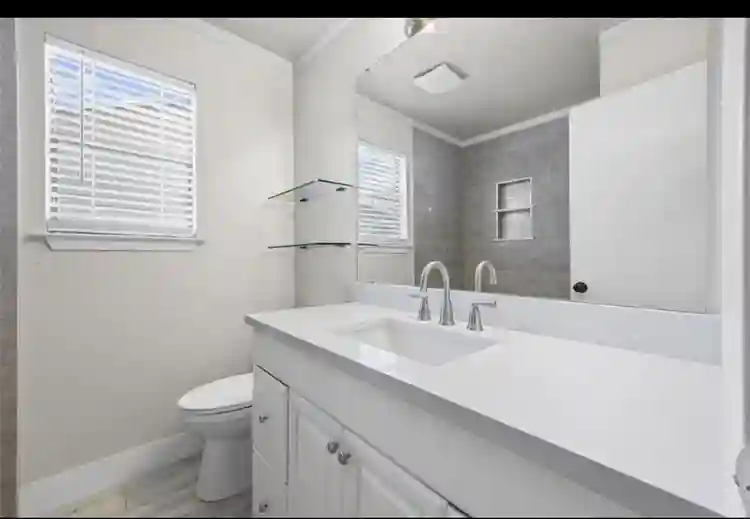 Room in house with yard