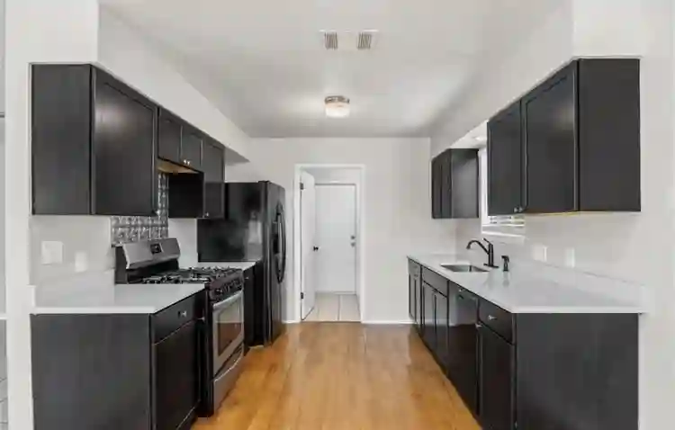 Room in house with yard