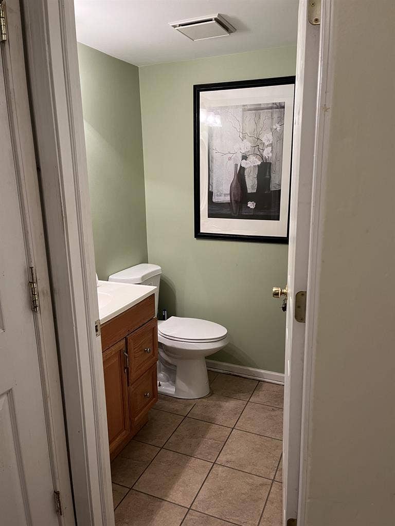 Room w/lower level family room incl