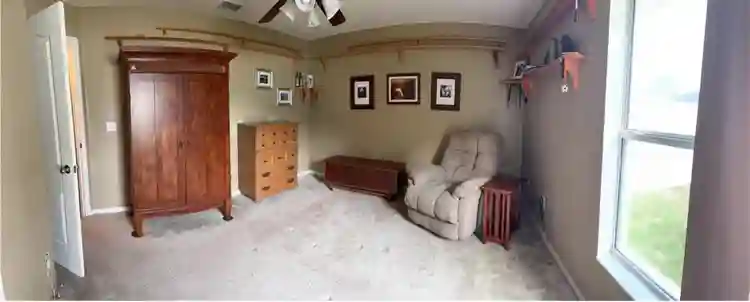 Furnished private suite.