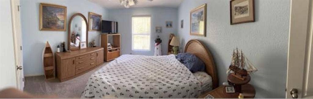 Furnished private suite.