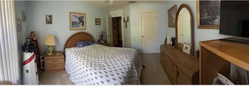 Furnished private suite.