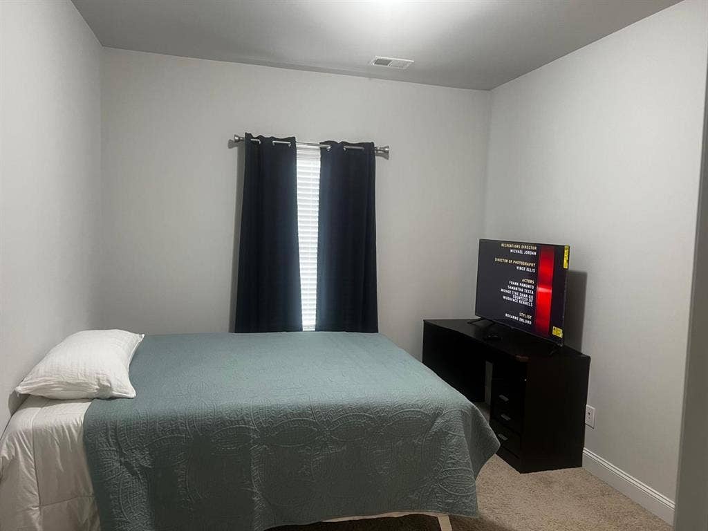 A room in a townhome