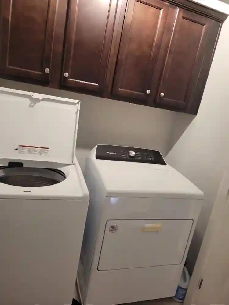 A room in a townhome