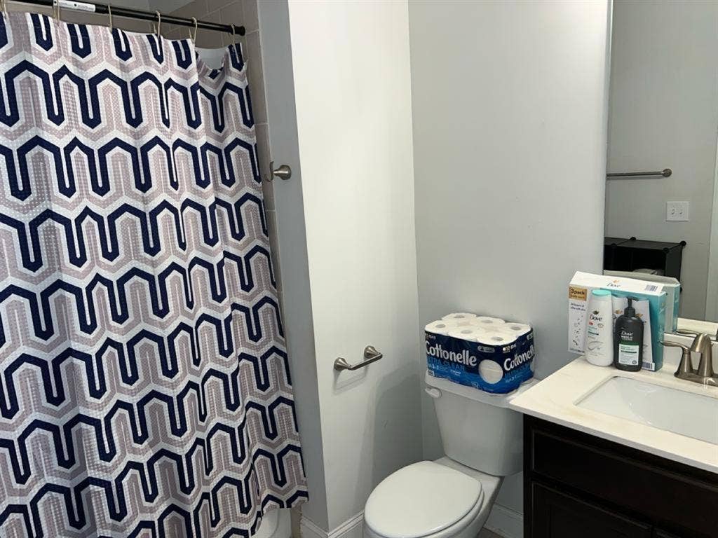 A room in a townhome