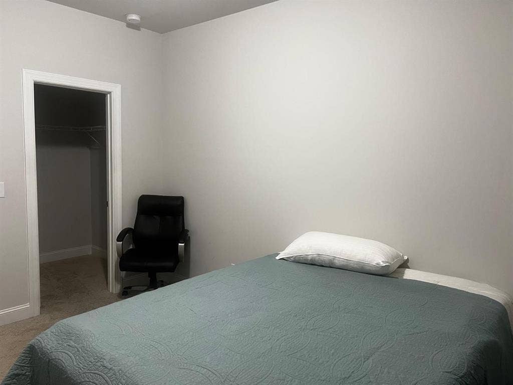 A room in a townhome