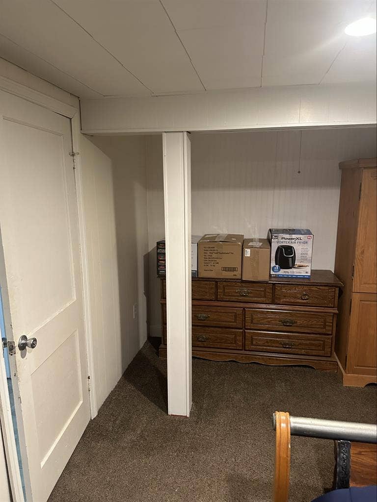 Bedroom with attached living room