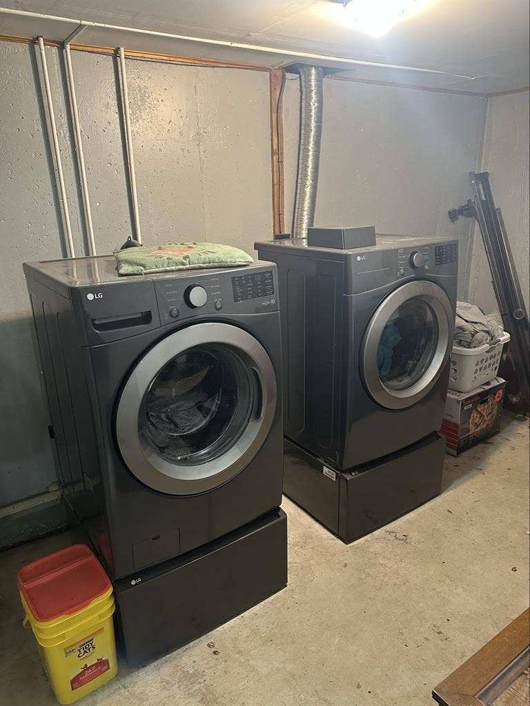 Bedroom with attached living room