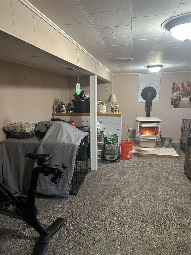 Bedroom with attached living room