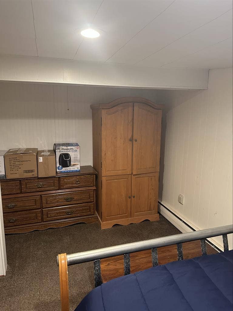 Bedroom with attached living room