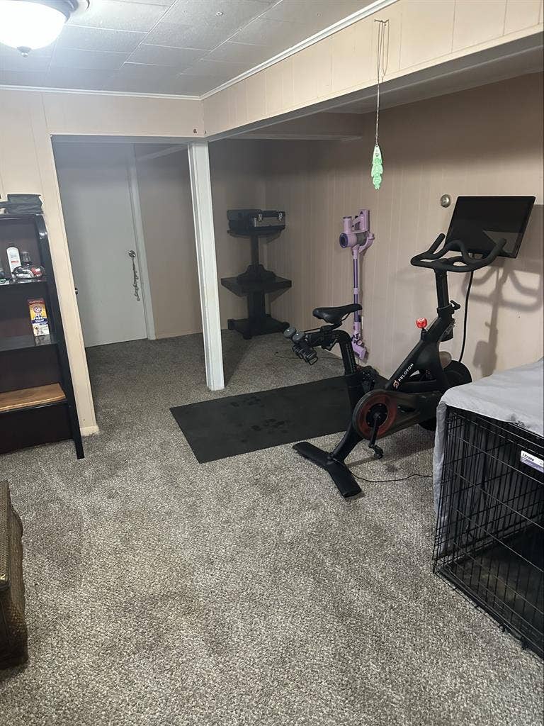 Bedroom with attached living room