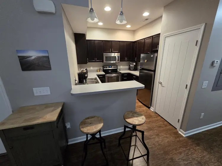 Townhouse near beautiful pond.