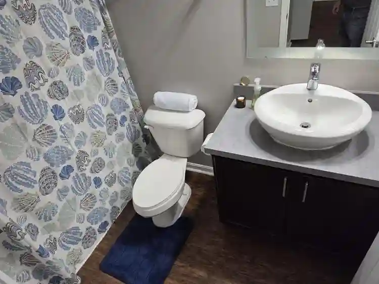 Townhouse near beautiful pond.