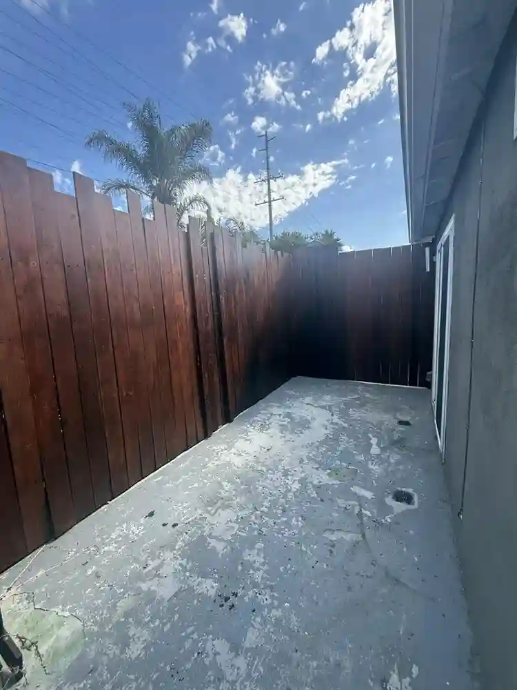 Bedroom with private courtyard