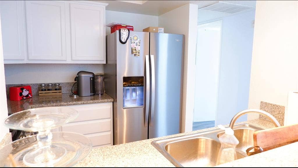 Furnished room with private bath