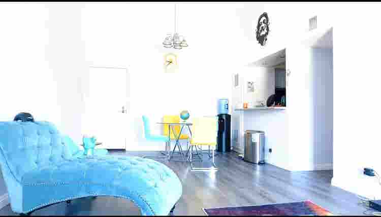 Furnished room with private bath