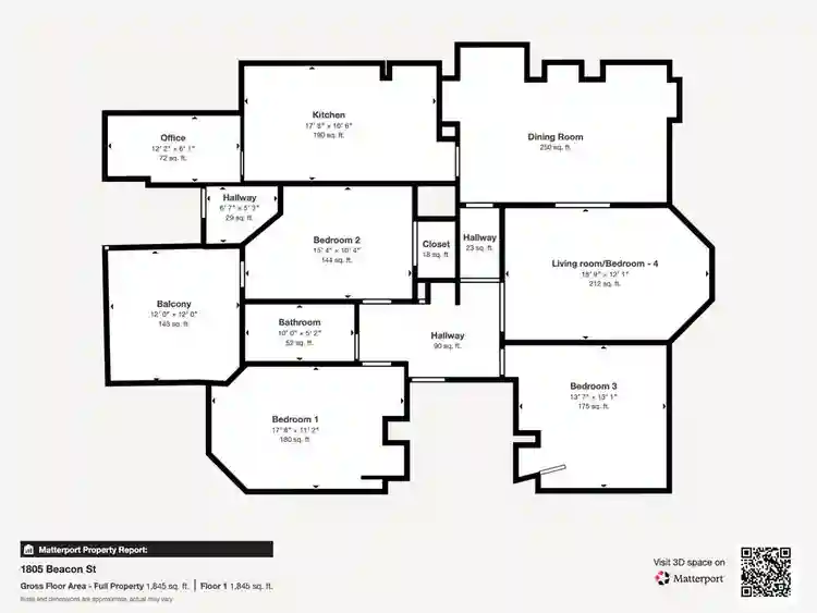 Charming Brookline Gem 3 bed/1 bath