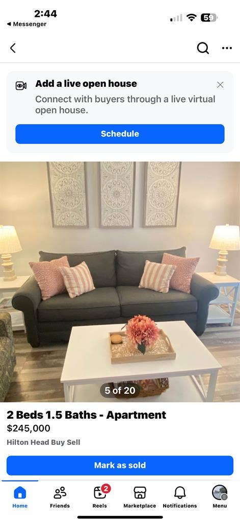 Coligny villa 2 bed pool/pickleball