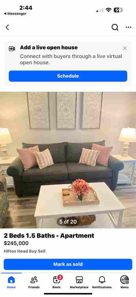 Coligny villa 2 bed pool/pickleball