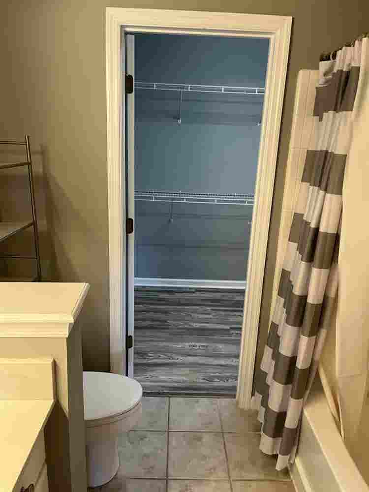 Master suite in townhouse