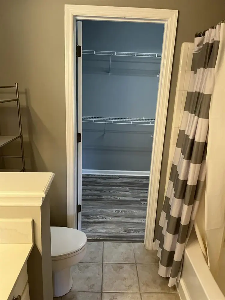 Master suite in townhouse