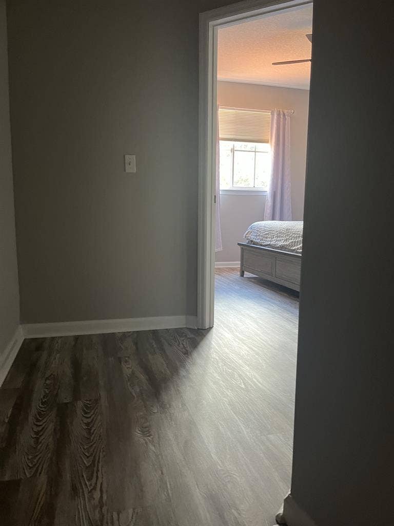 Master suite in townhouse