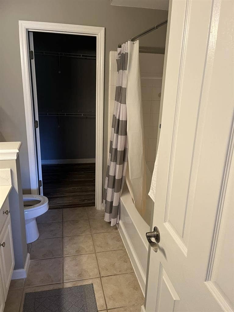 Master suite in townhouse