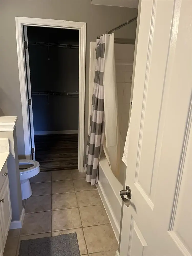 Master suite in townhouse