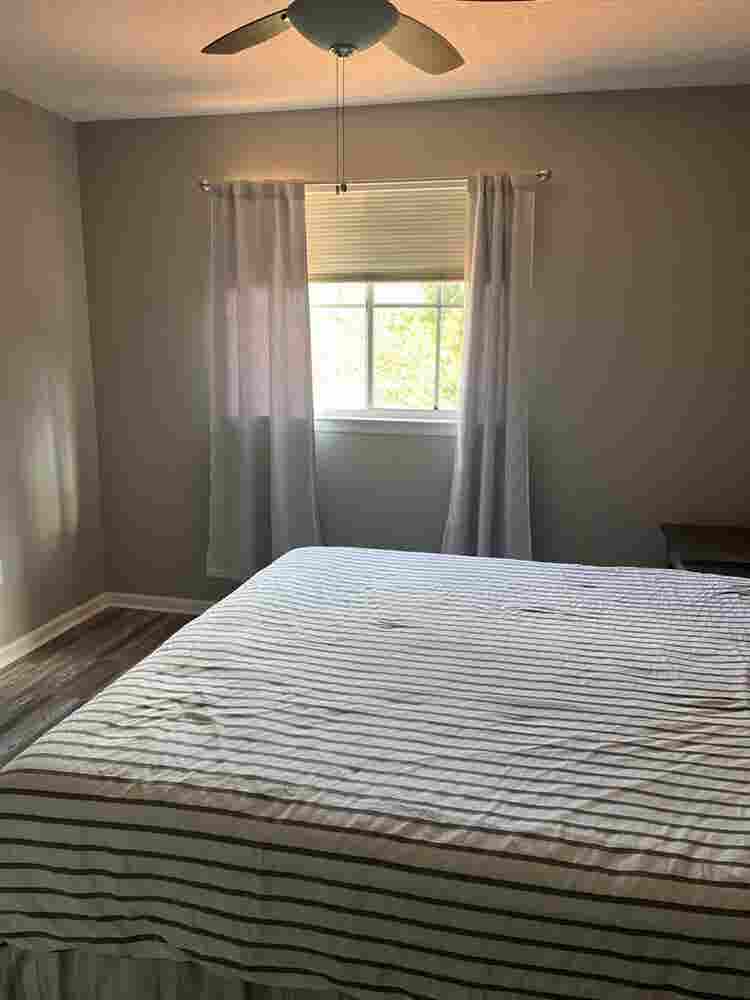 Master suite in townhouse