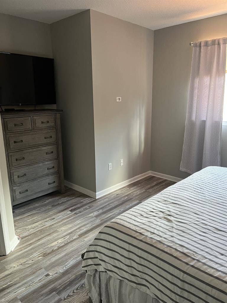 Master suite in townhouse