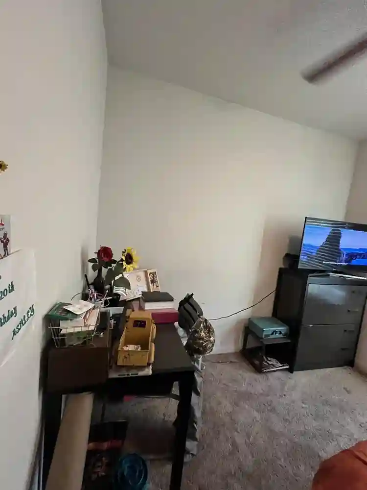 Private bedroom and bathroom