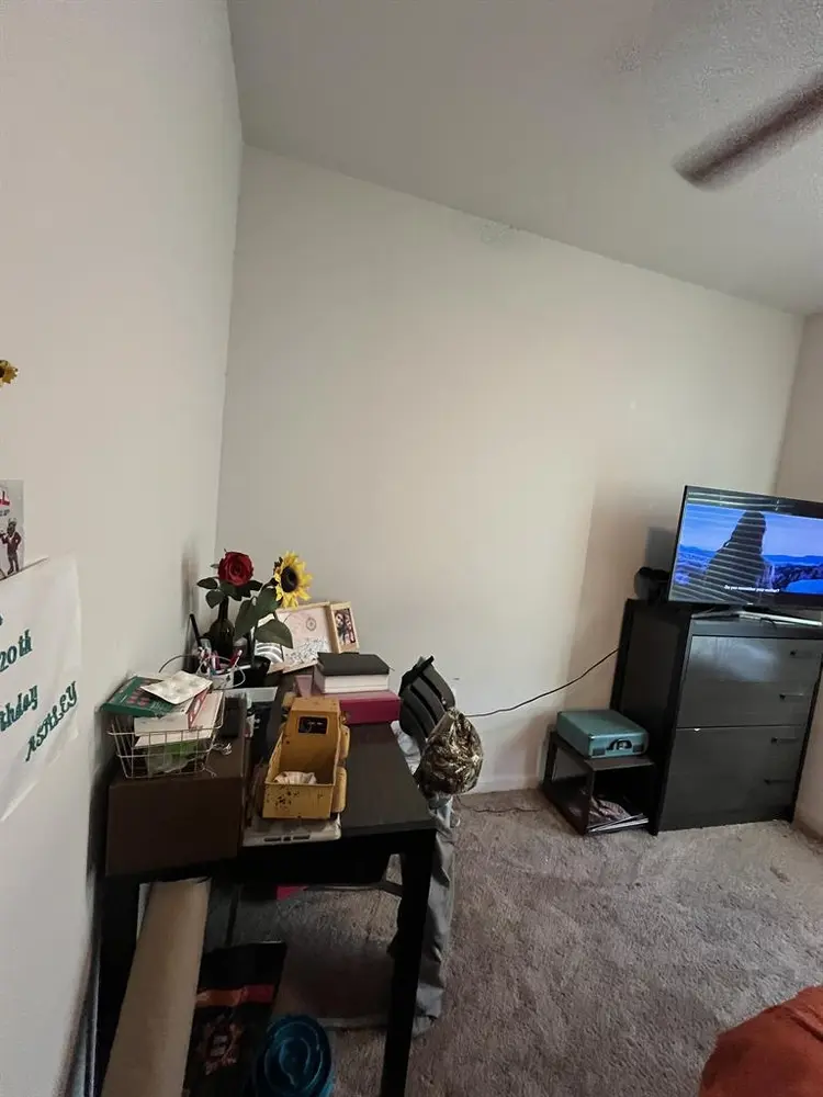 Private bedroom and bathroom