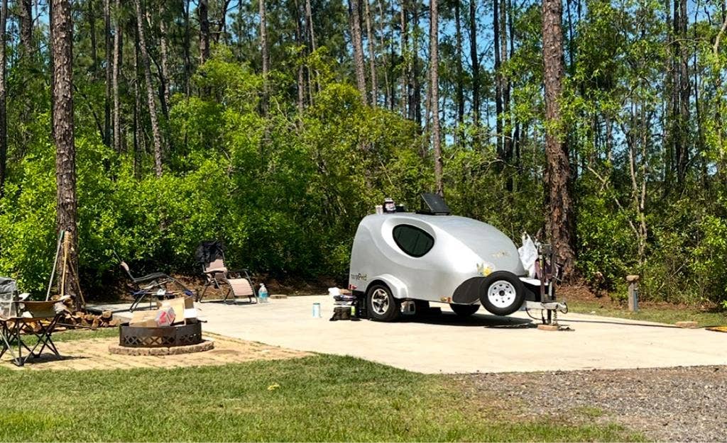 Teardrop RV Trailer for rent, $