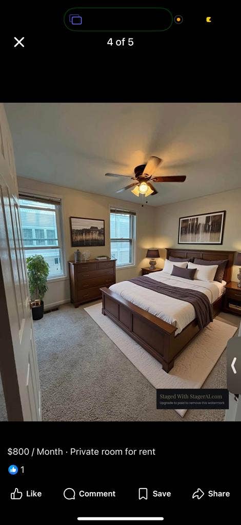 3BD 
or rent individual rooms