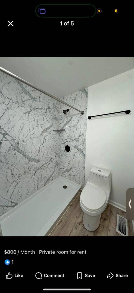 3BD 
or rent individual rooms