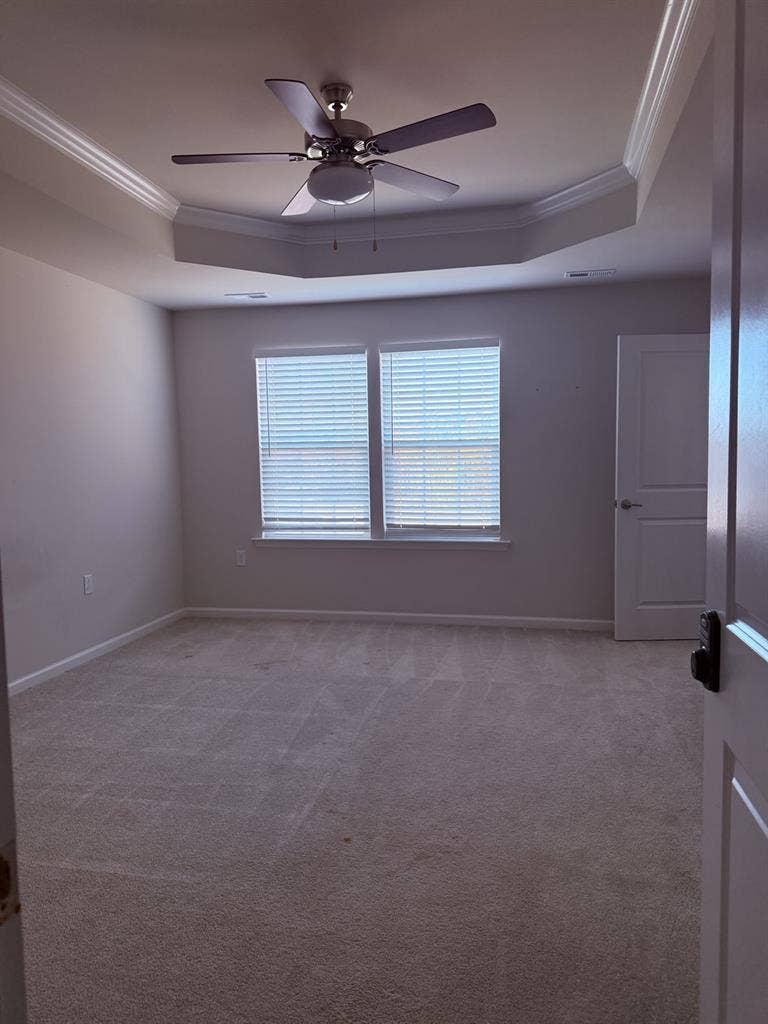 Spacious master bedroom