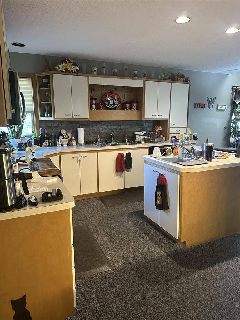Private room for rent in a house.