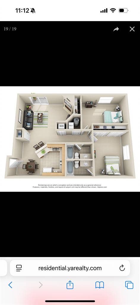 This is the common area and kitchen