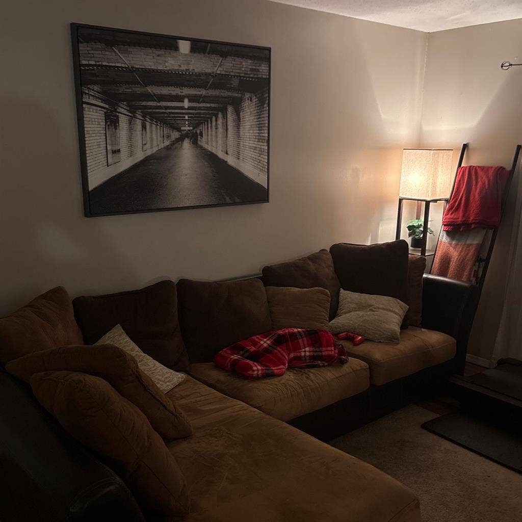 This is the common area and kitchen