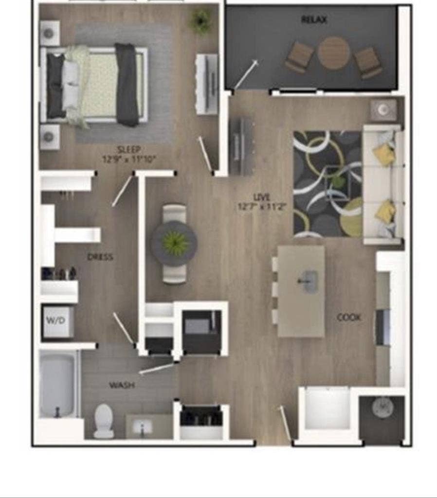 1 Bedroom Apt