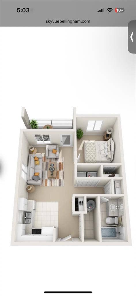 One bedroom lease takeover