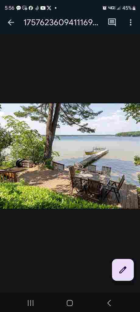 Lake house  sunset views near town