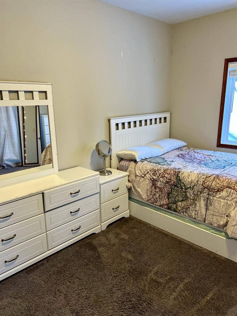 Large room closet private balcony