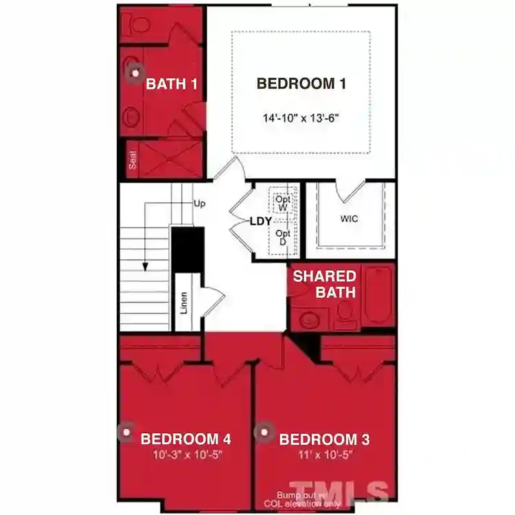 4 BR in Apex